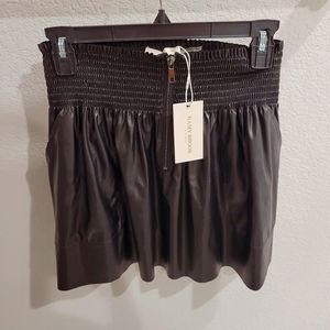 Ramy brook leather mini skirt